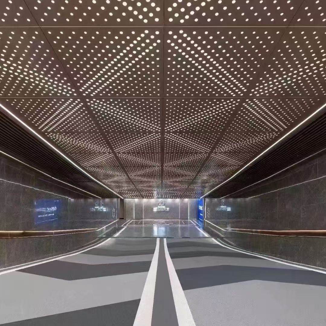 连云港市室内吊顶勾搭板木纹铝单板 - 厂家